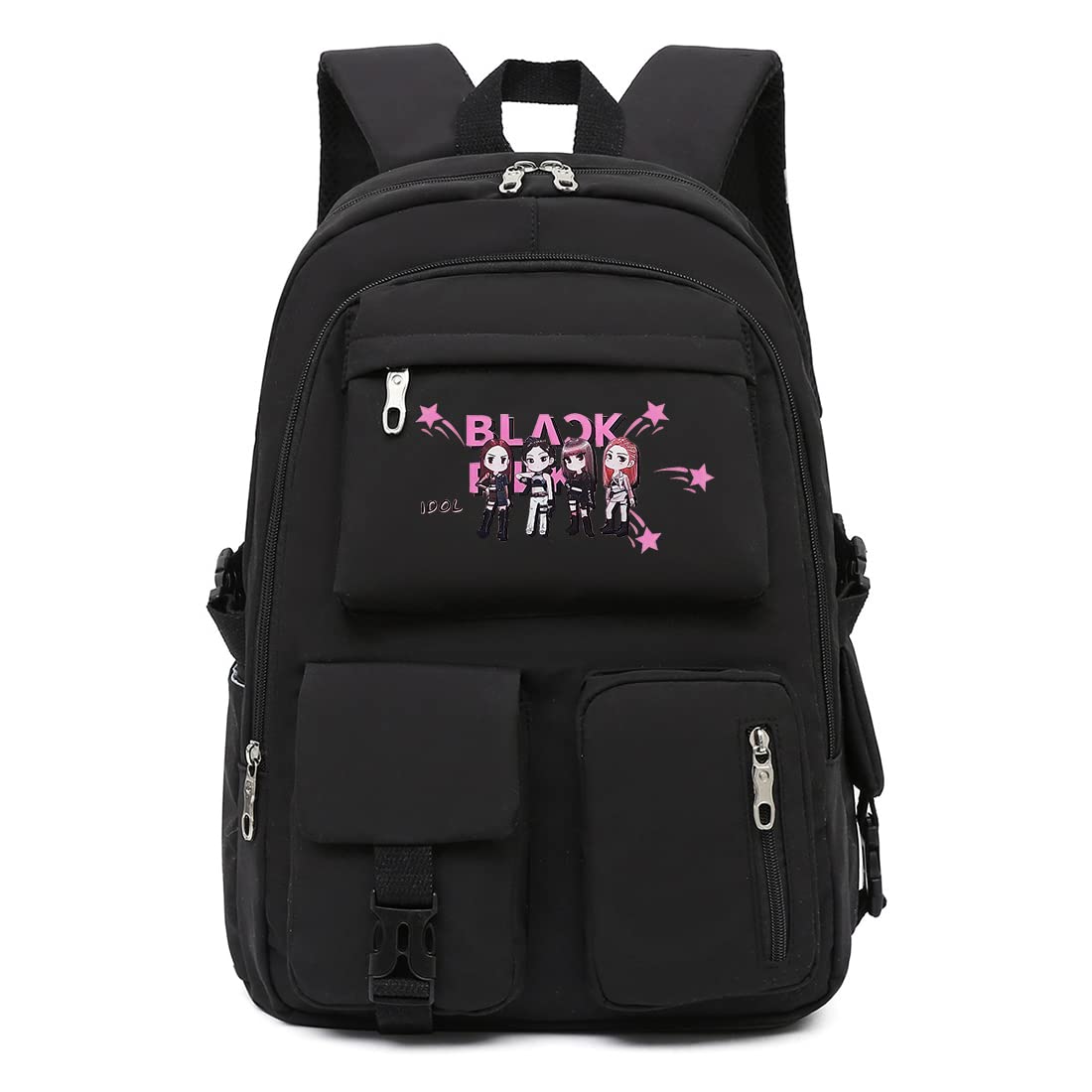 PALAY Blackpink Bags for Girls School Backpack Blackpink Kpop Theme Prints with USB Charging and Headset Port Backpack for Student College School Bag for Girls PALAY Blackpink Bags for Girls School Backpack Blackpink Kpop Theme Prints with USB Charging and Headset Port Backpack for Student College School Bag for Girls